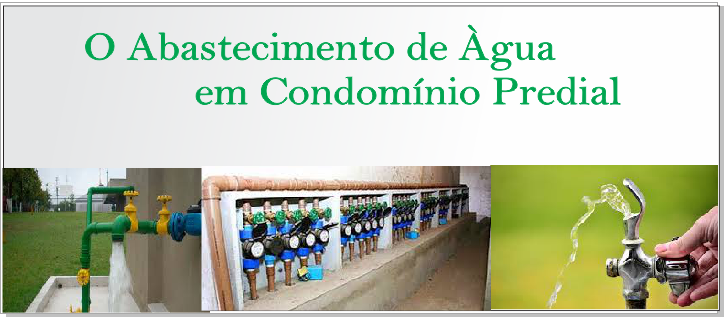 O abastecimento de água em condomínio predial