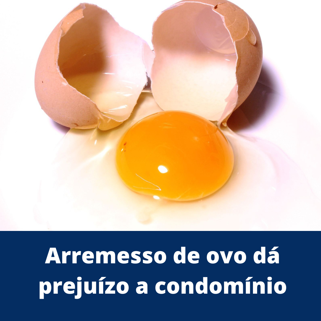 Condomínio deve indenizar empregado atingido por ovo arremessado de sacada