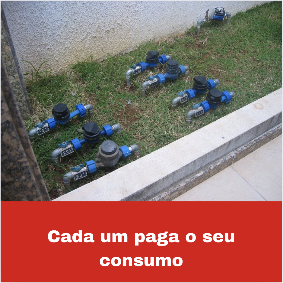 Hidrômetros individuais melhoram a vida de moradores de um condomínio