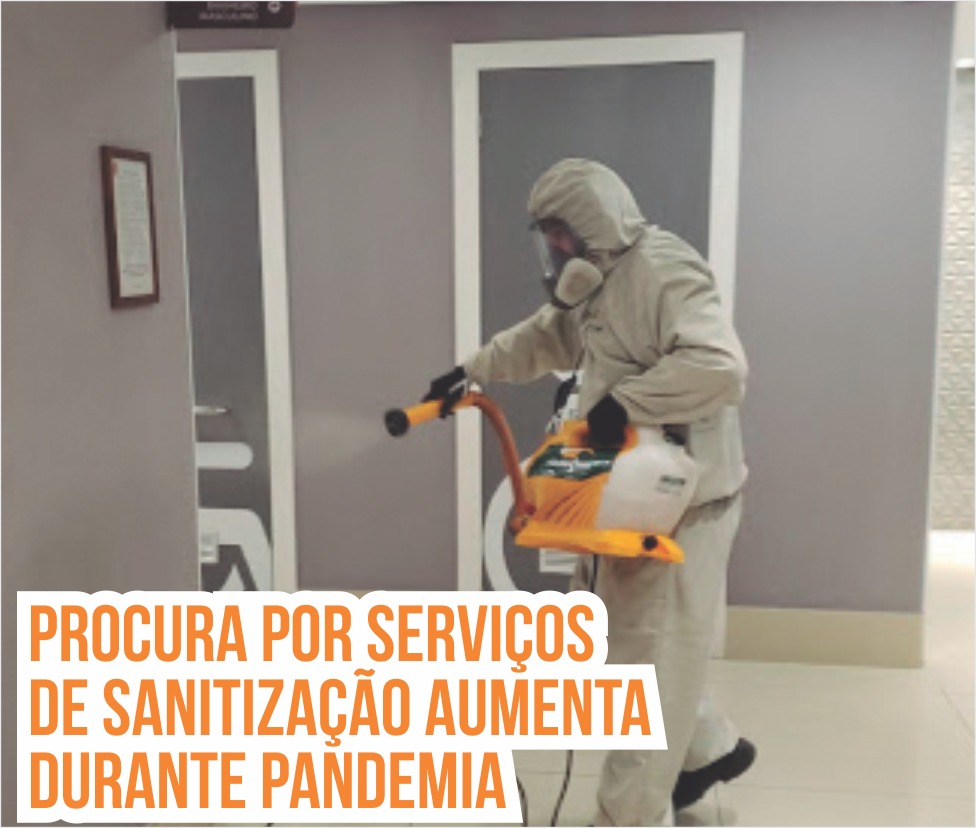 Procura por serviços de sanitização aumenta durante pandemia