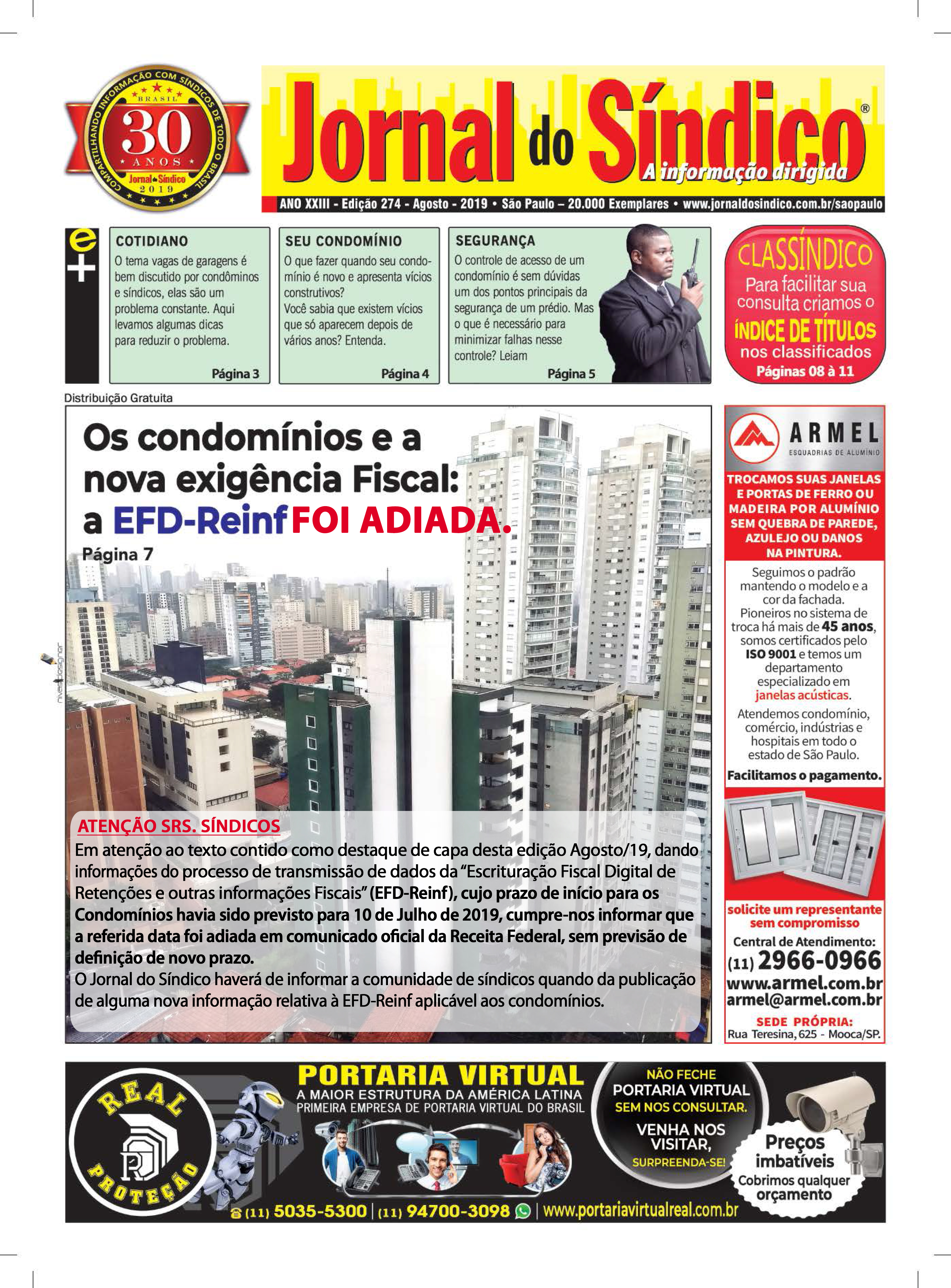 Jornal-Ediç 274 - Agosto 2019.indd